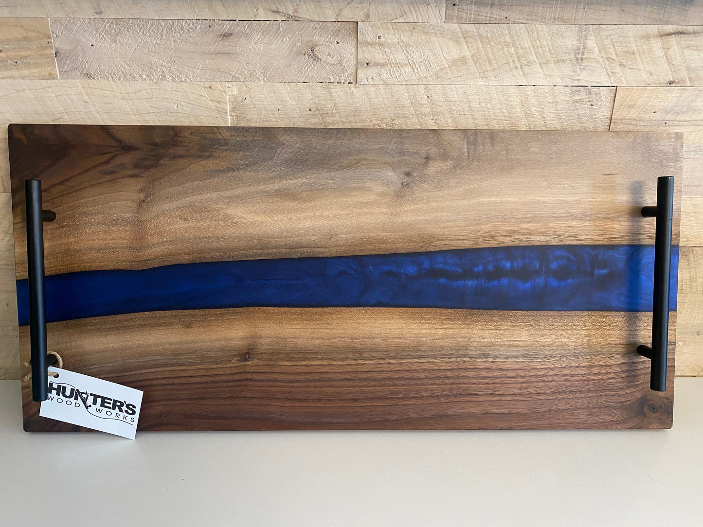 River Serving Board- Midnight Sky