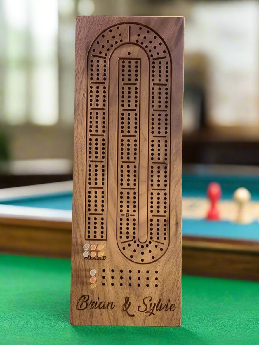 Personalized Cribbage Board- Engraving Included!
