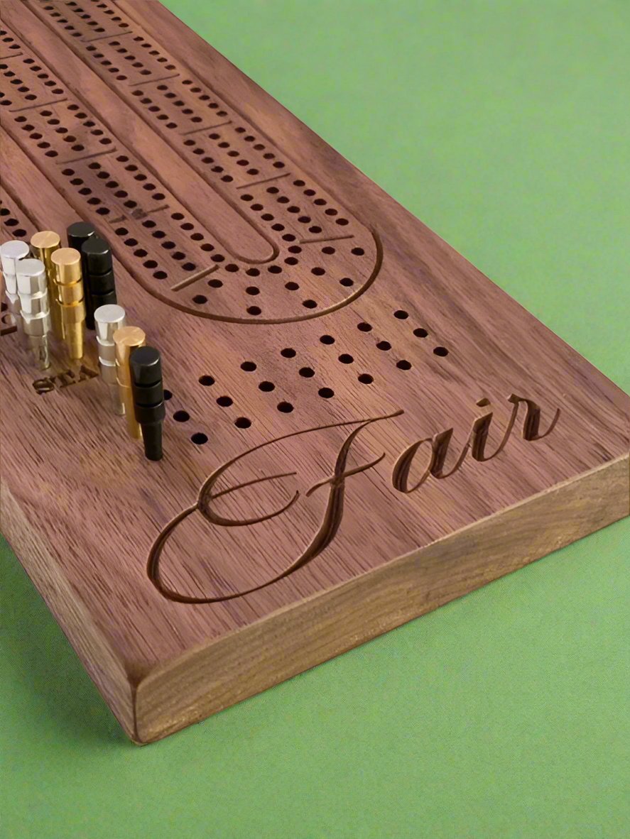 Personalized Cribbage Board- Engraving Included!