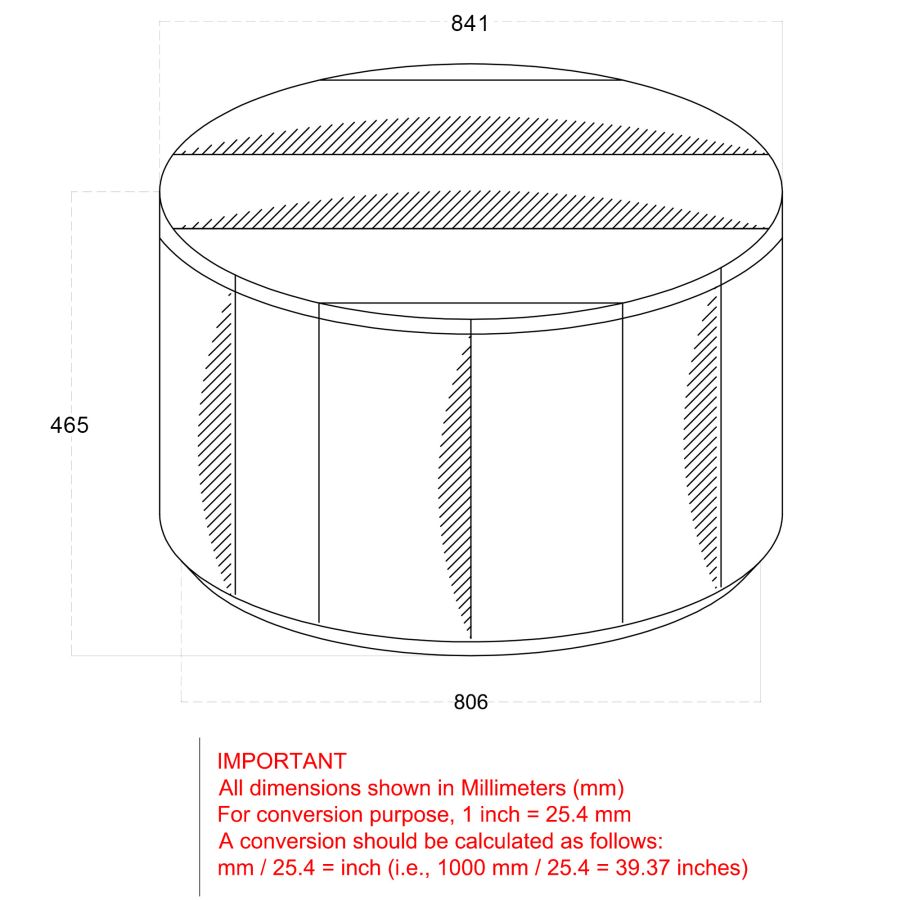 Mango Wood Coffee Table in Distressed Natural