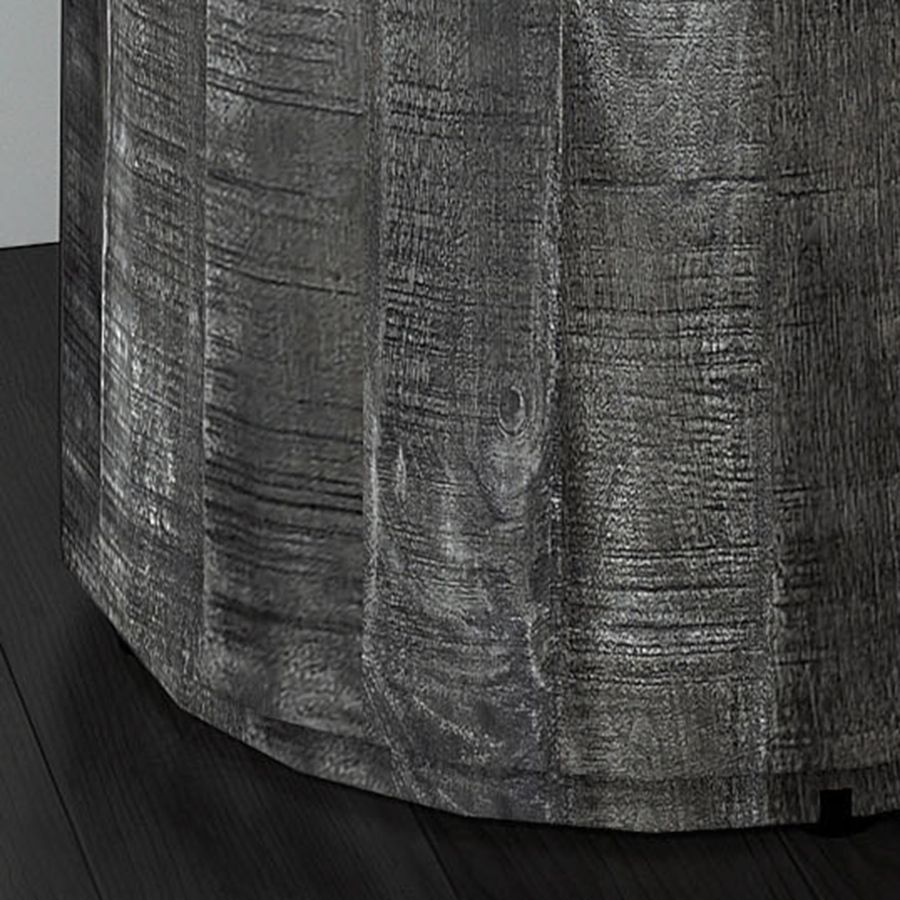 Mango Wood Accent Table in Distressed Grey