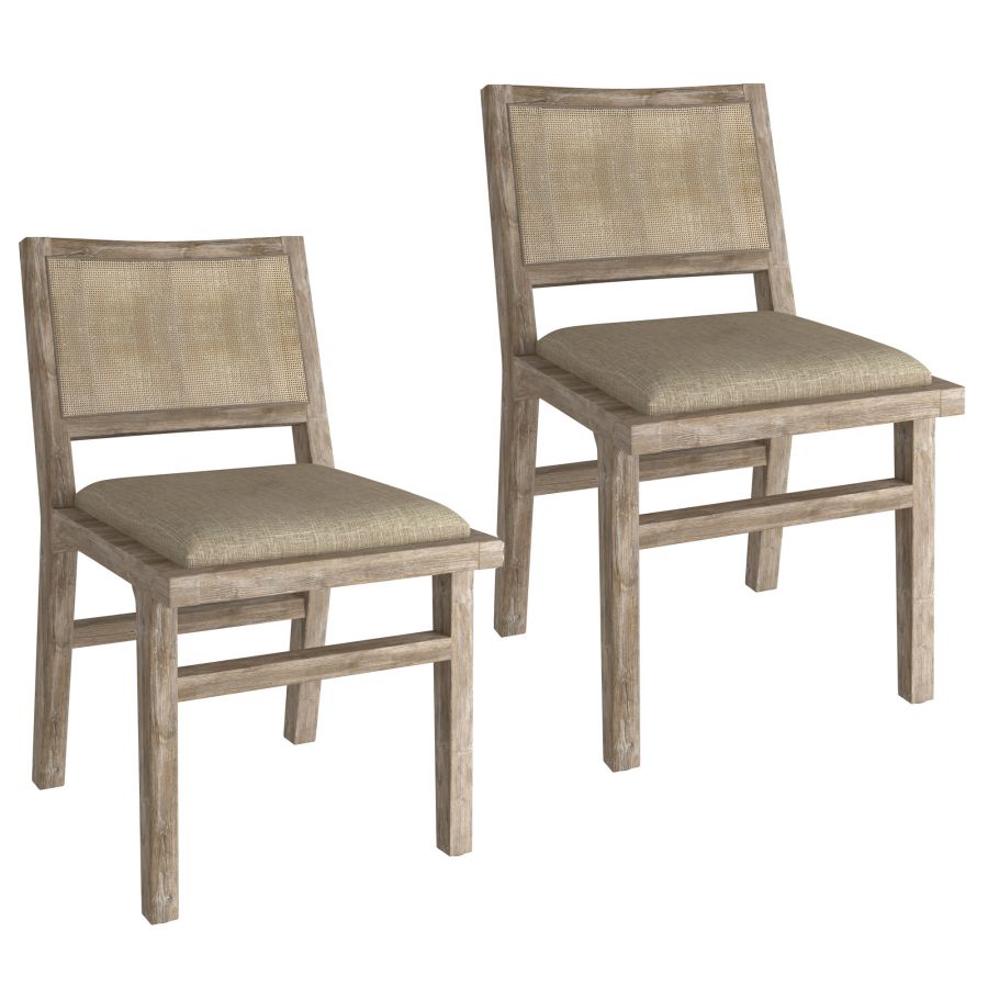 Clive Side Chair Beige- Sets of 2
