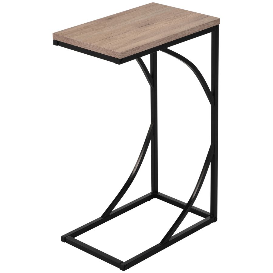 Accent Table in Natural and Black