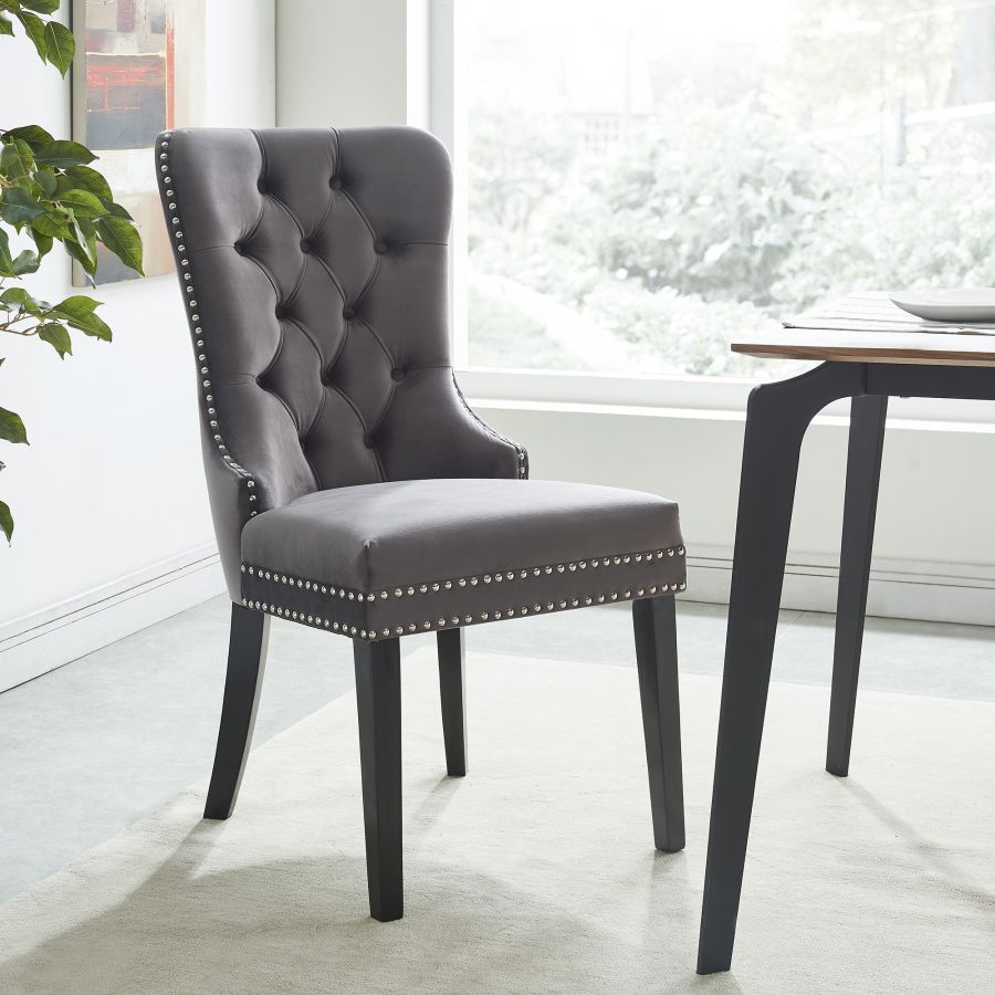 Rizzo Grey Velvet- Sets of 2