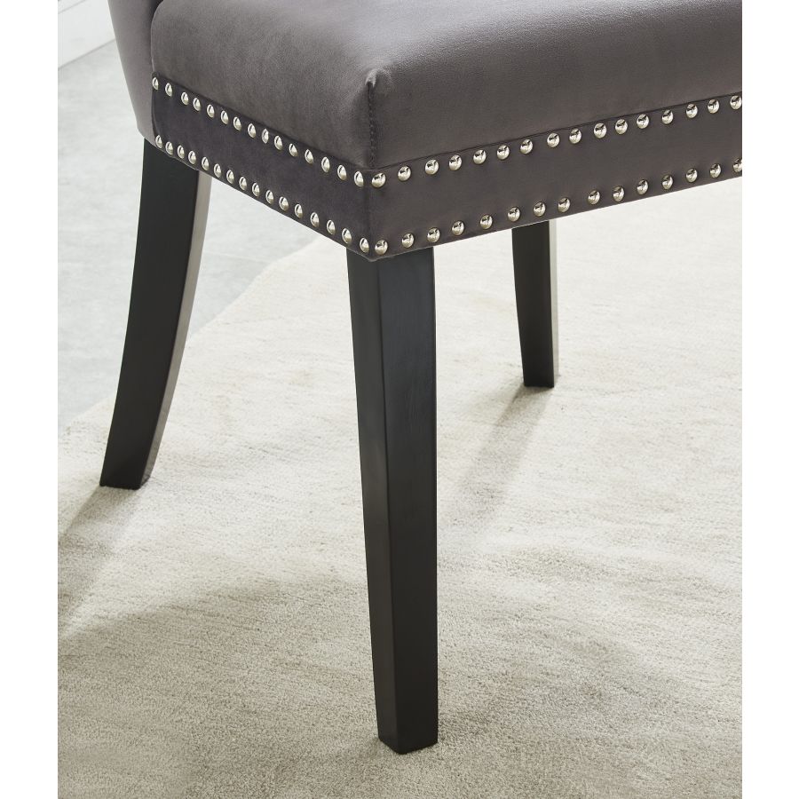 Rizzo Grey Velvet- Sets of 2