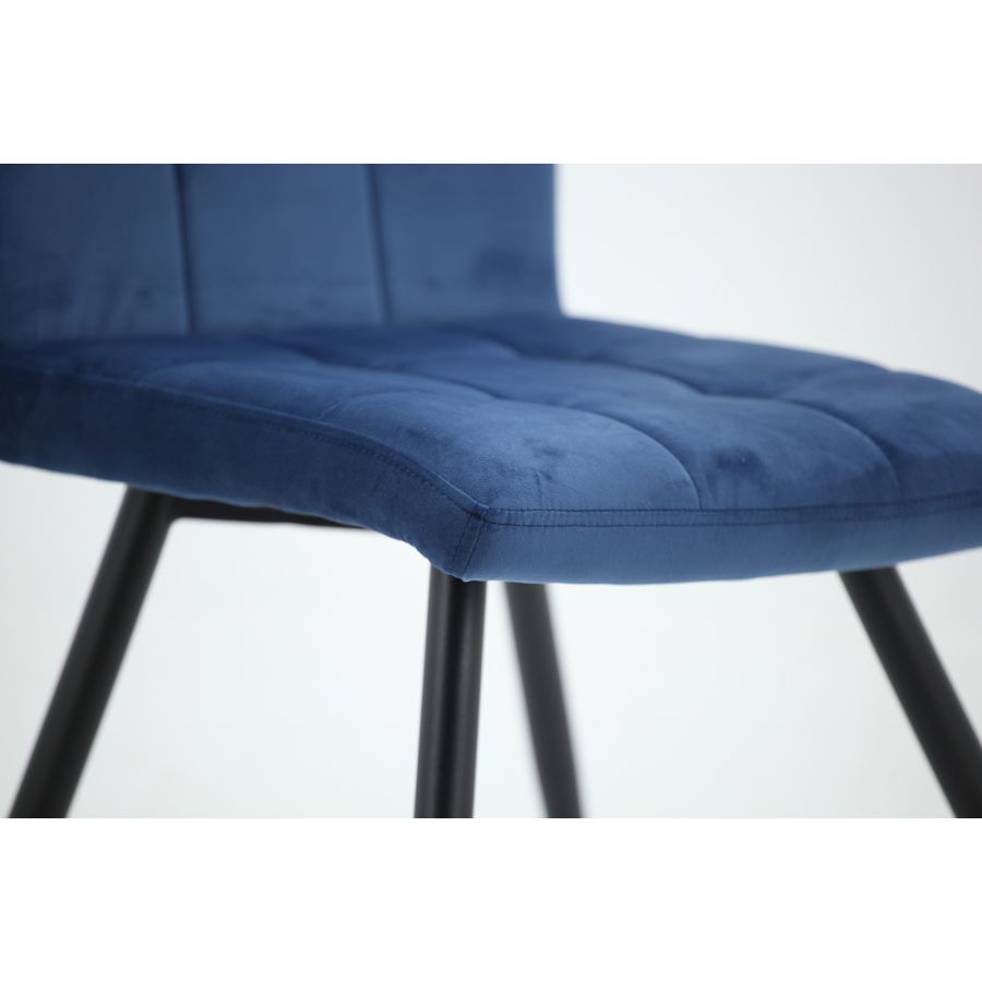 Suzette Side Chair in Blue- Sets of 2