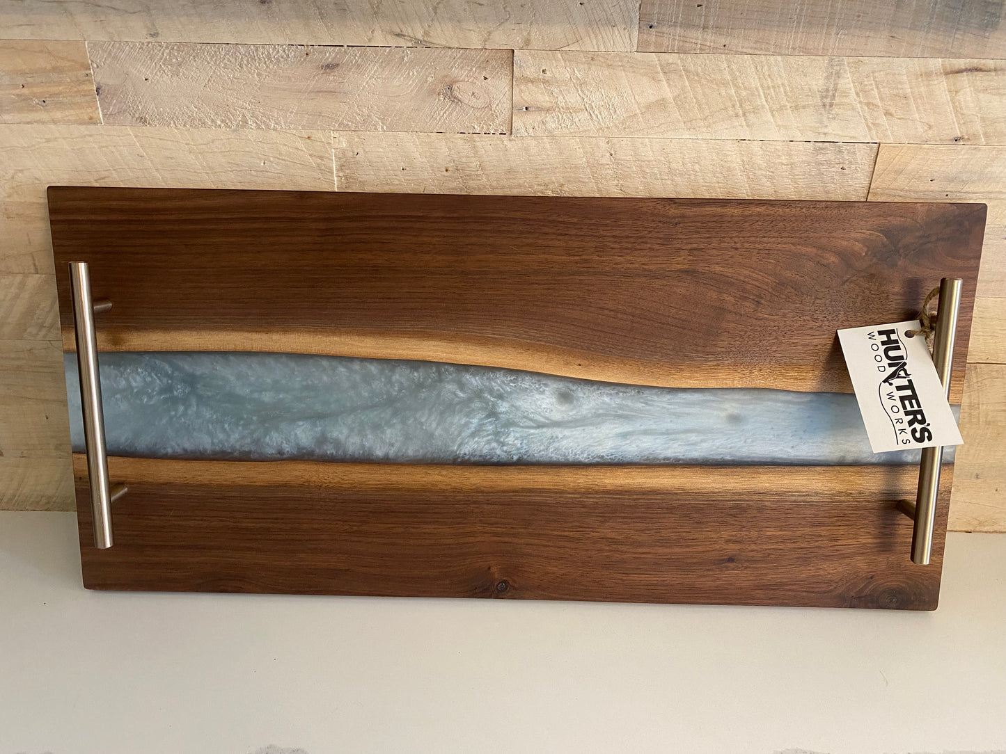 River Serving Board- Smokey Ice
