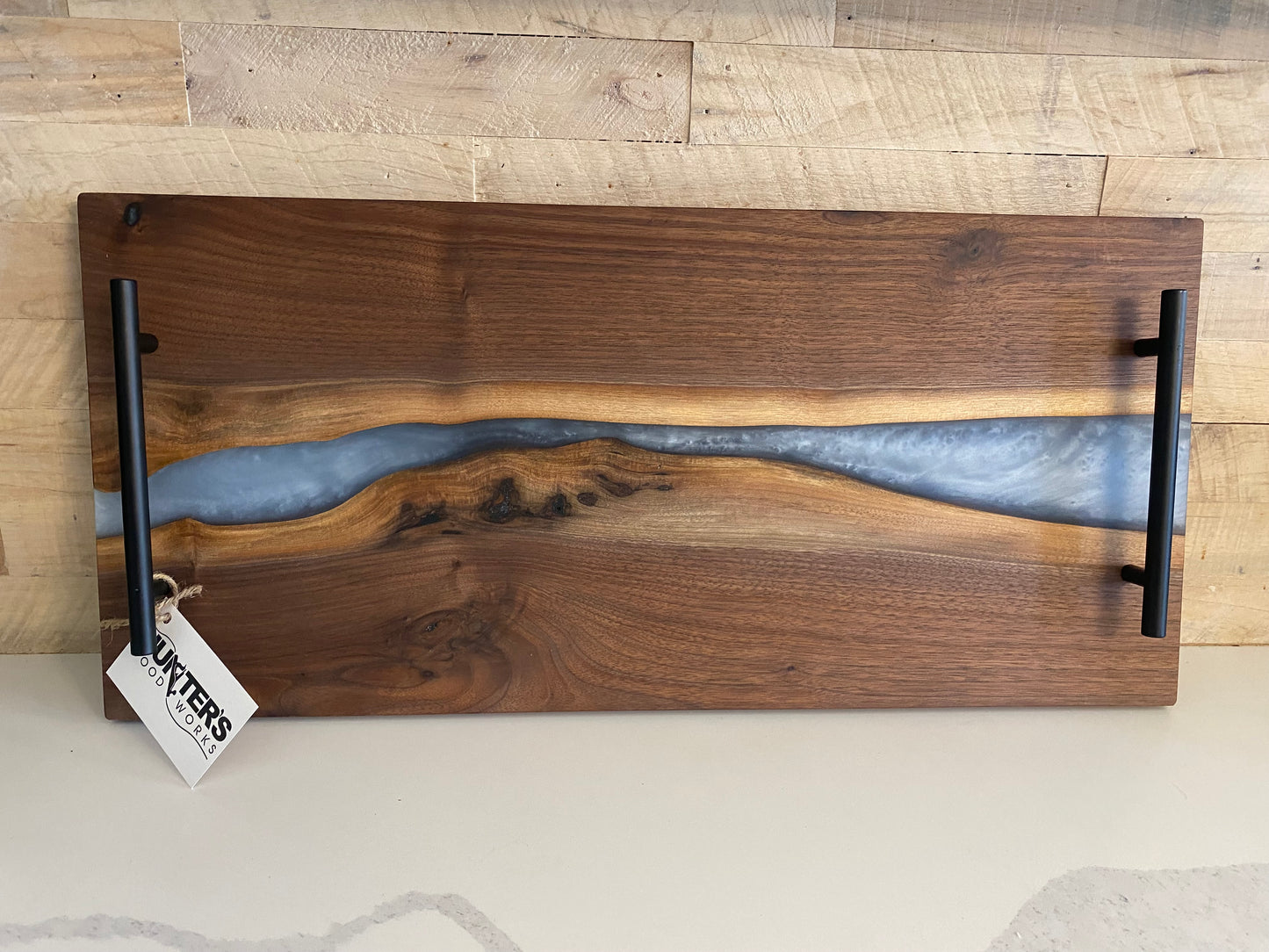 River Serving Board- Stone Haze