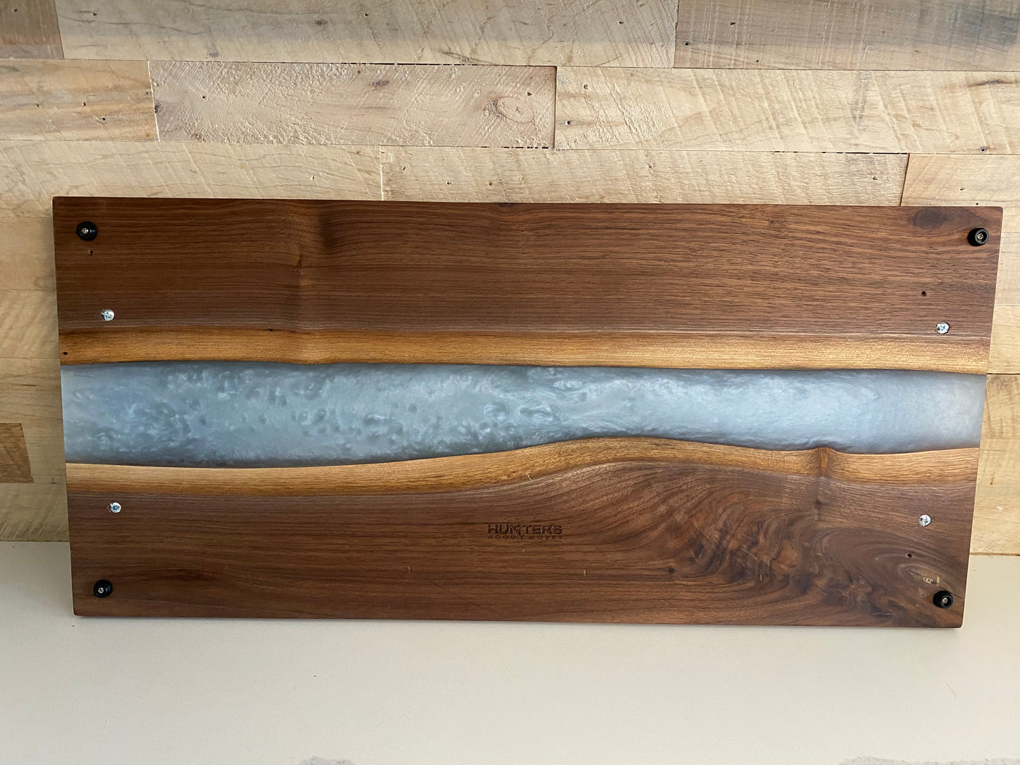 River Serving Board- Smokey Ice
