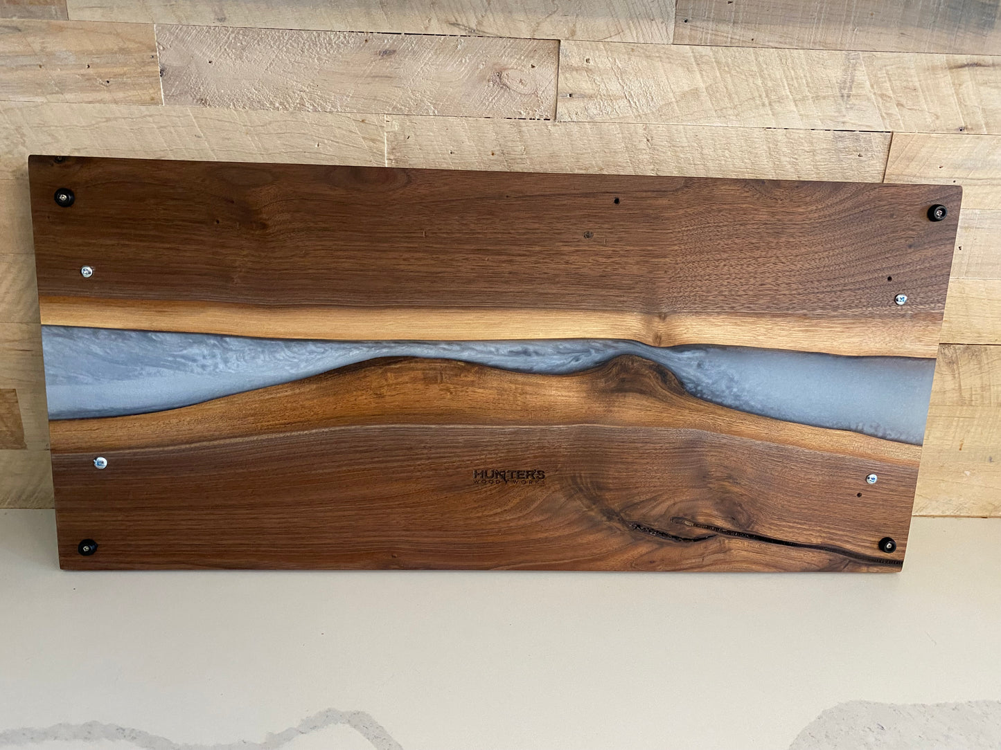 River Serving Board- Stone Haze