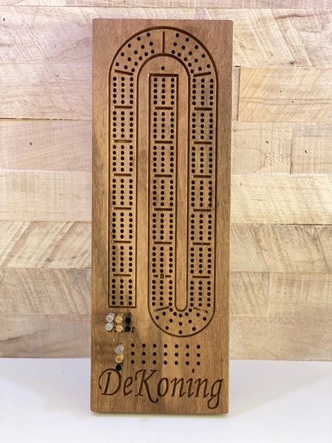 Personalized Cribbage Board- Engraving Included!