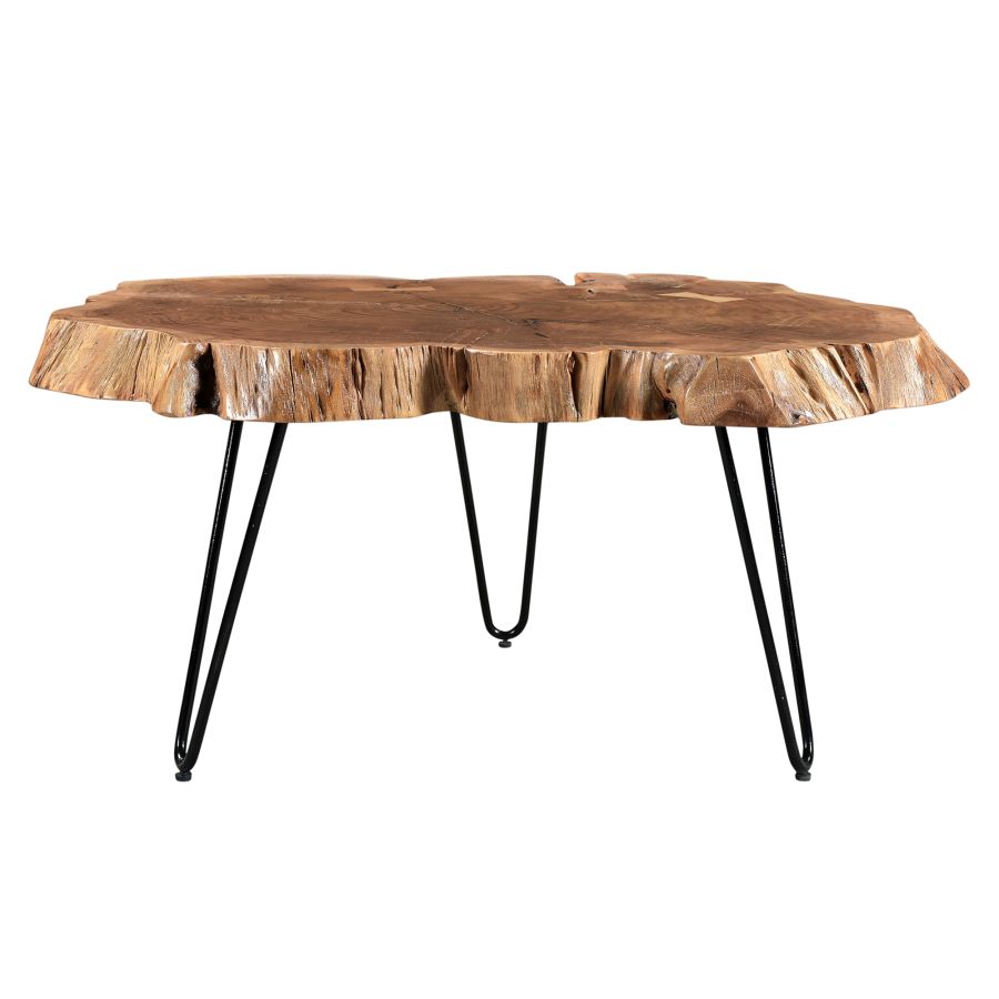 Acacia Coffee Table in Natural and Black