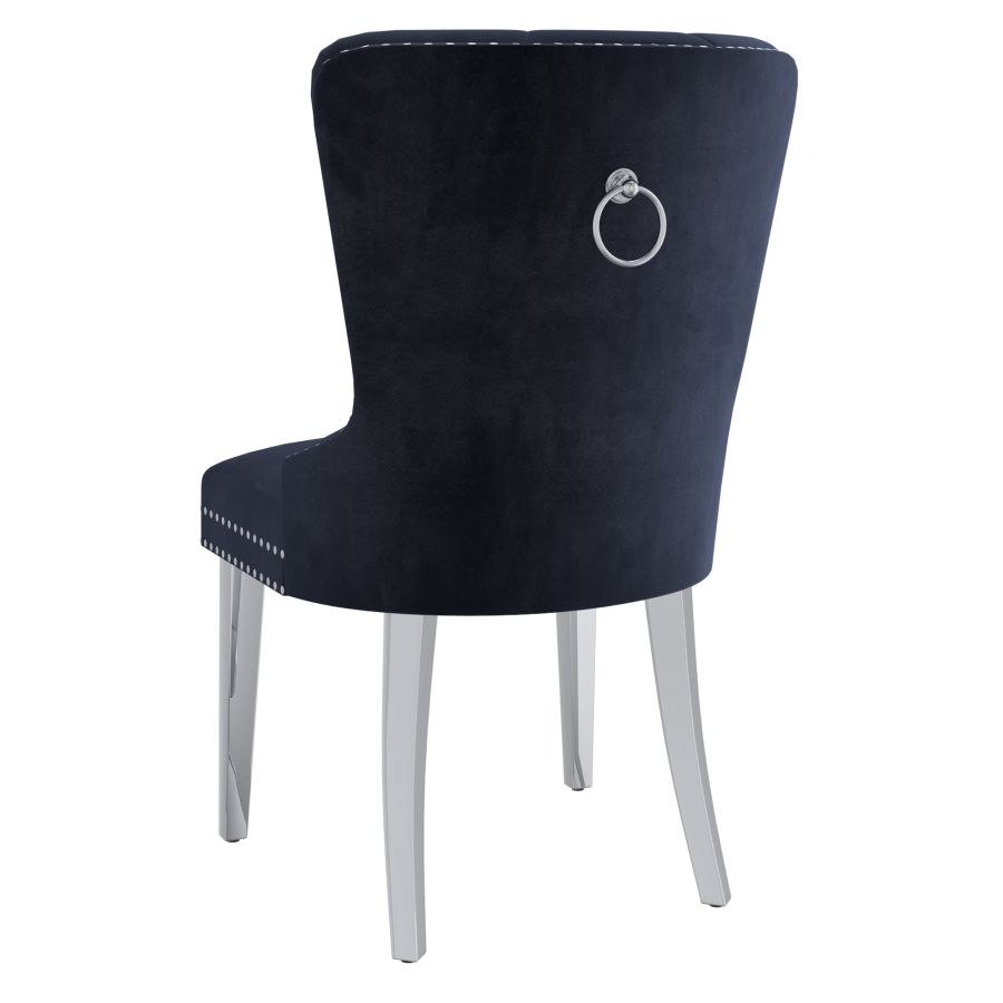 Black Hollis Chair- Sets of 2