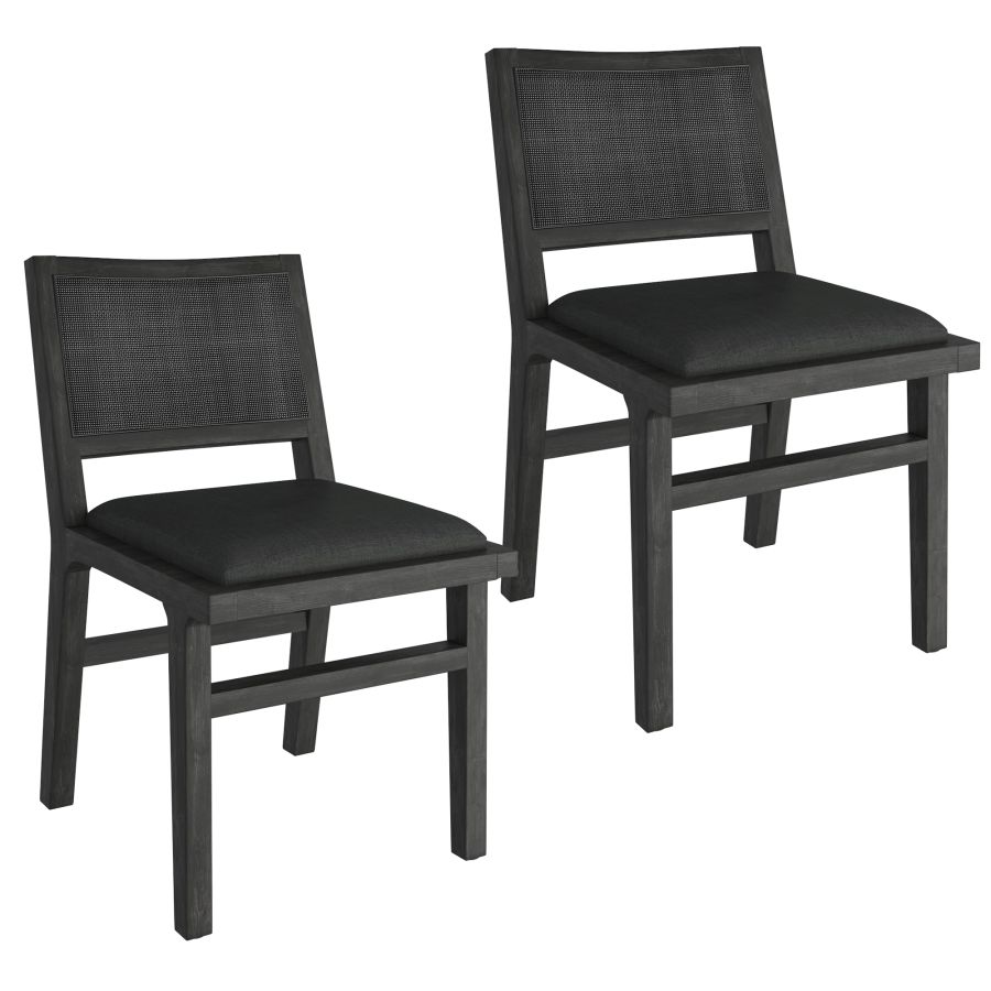 Clive Side Chair Charcoal- Sets of 2