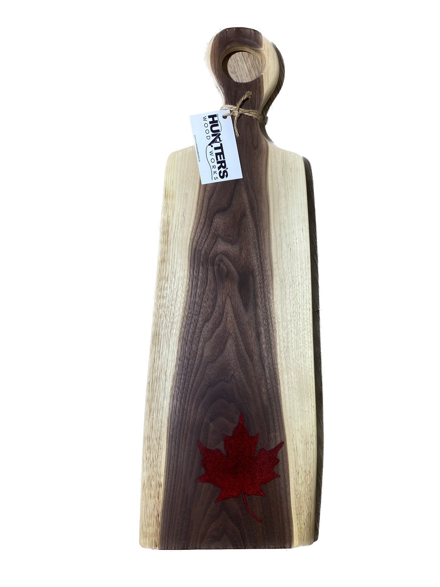Maple Leaf Black Walnut Charcuterie Board #218