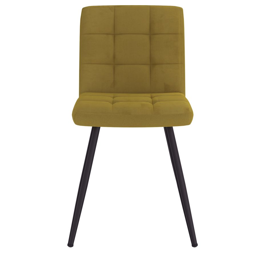 Suzette Side Chair in Mustard- Sets of 2