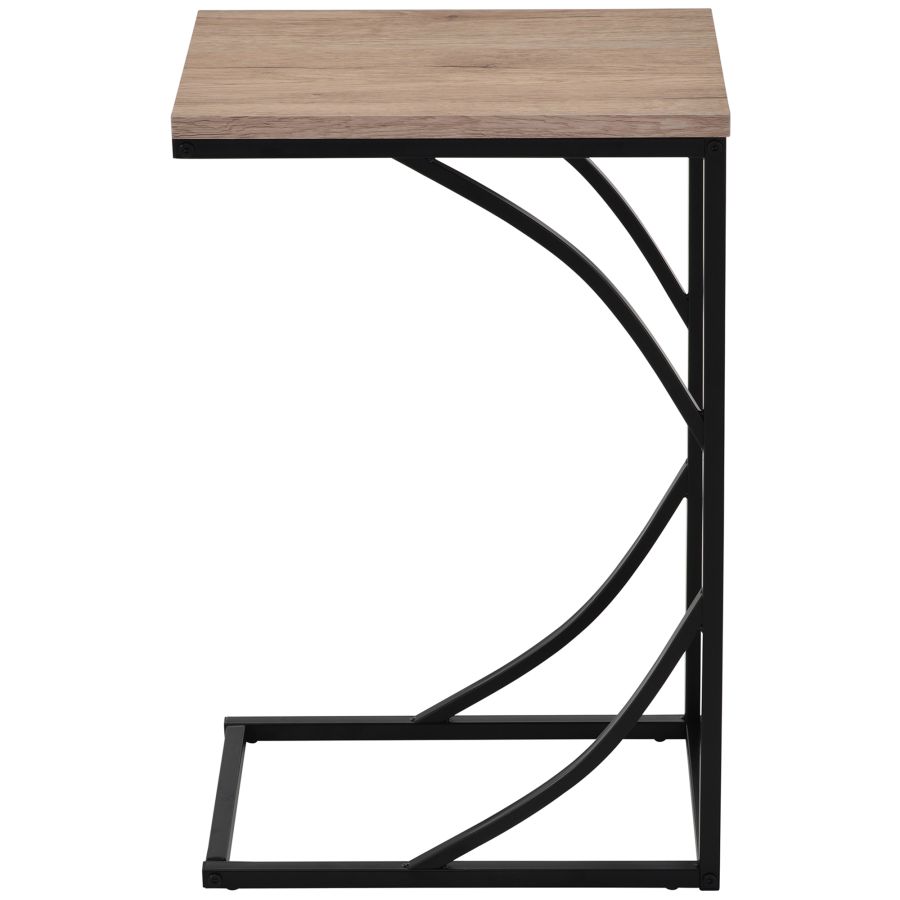 Accent Table in Natural and Black