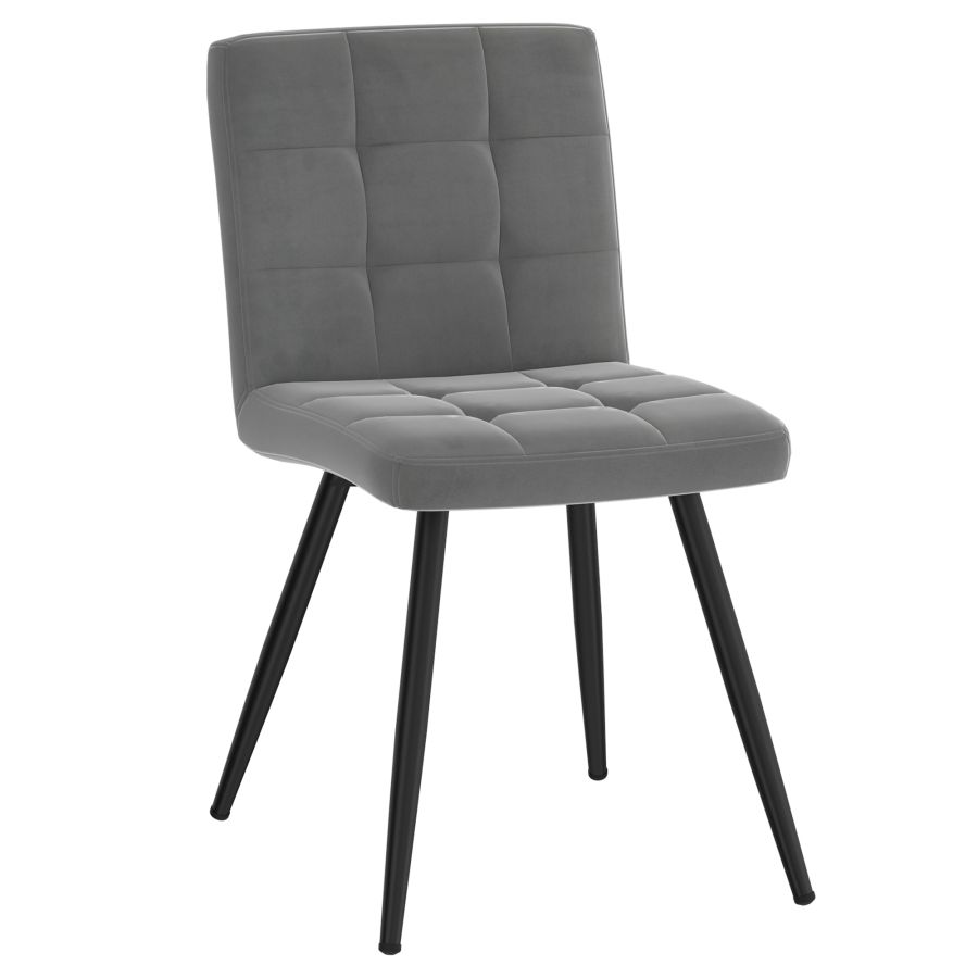 Suzette Side Chair in Grey- Sets of 2