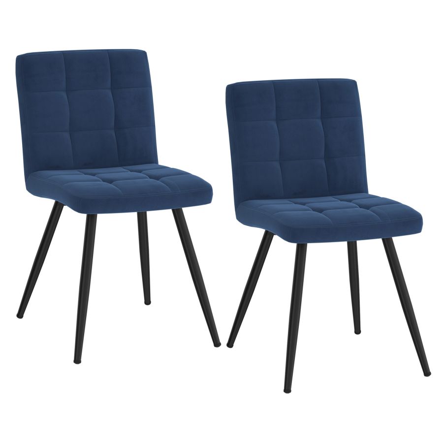 Suzette Side Chair in Blue- Sets of 2